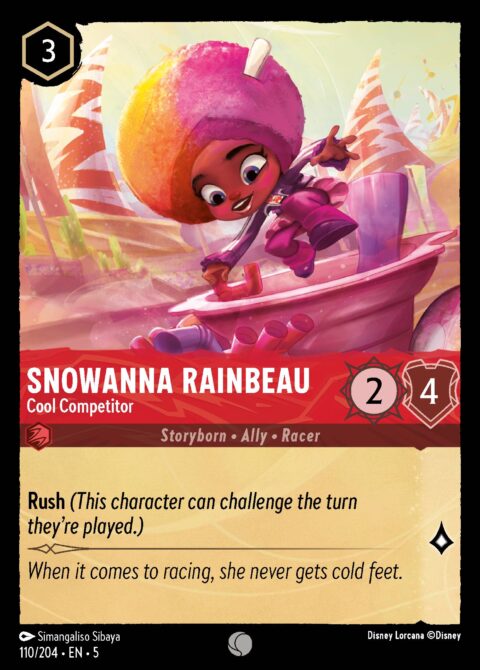 Snowanna Rainbeau - Cool Competitor - 5 #110 - Normal