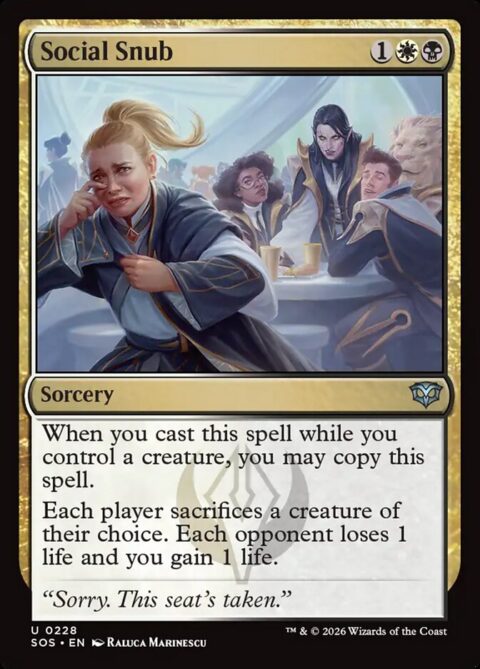 Social Snub - SOS #228 - Foil