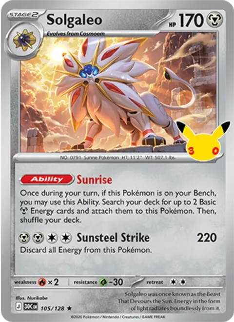 Solgaleo - 30C #105 - Normal