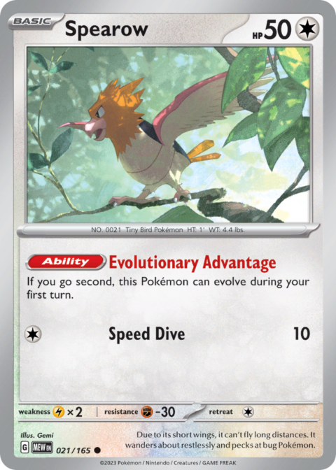 Spearow - MEW #21 - Normal