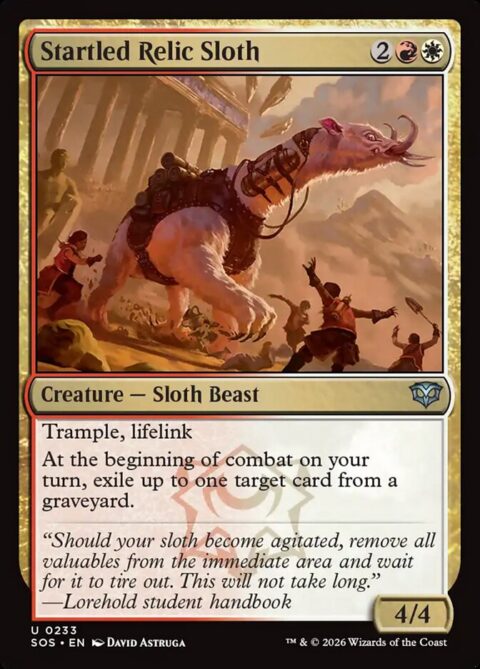 Startled Relic Sloth - SOS #233 - Normal