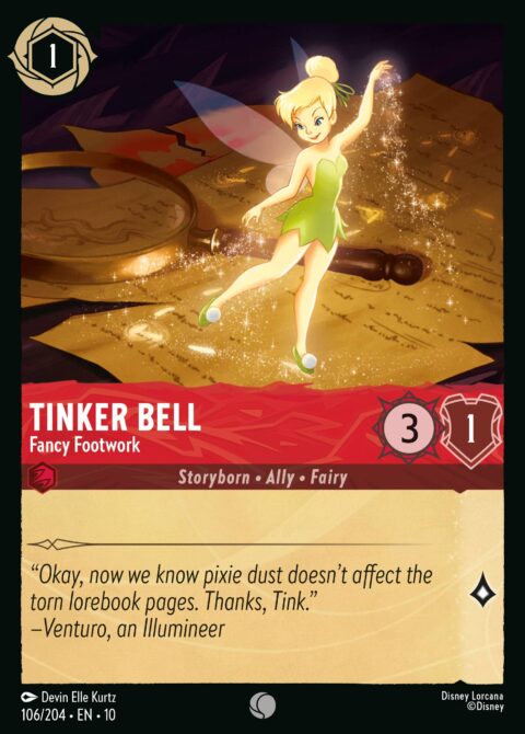 Tinker Bell - Fancy Footwork - 10 #106 - Foil