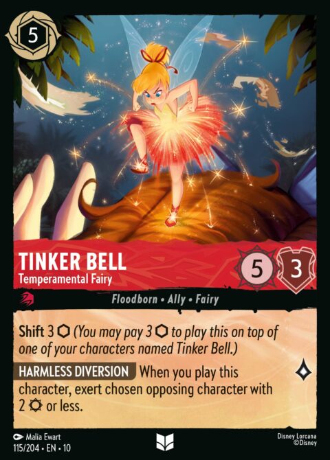 Tinker Bell - Temperamental Fairy - 10 #115 - Foil