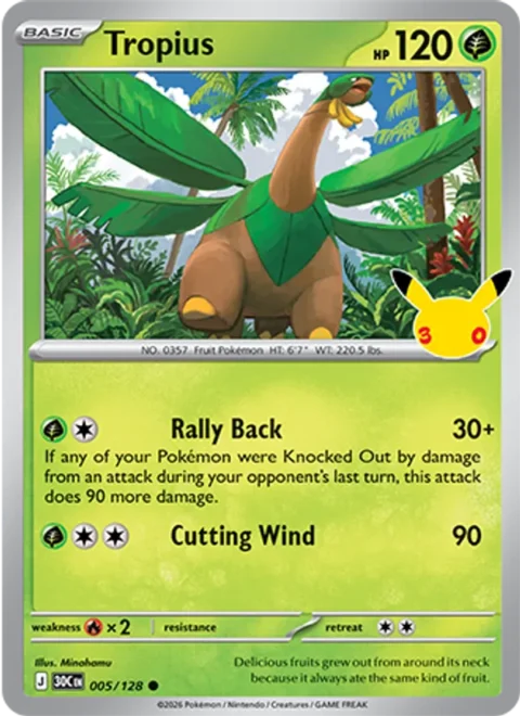 Tropius - 30C #005 - Normal