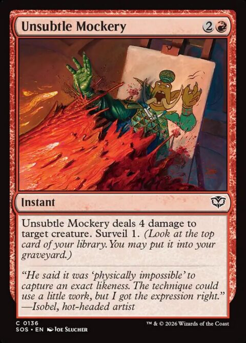 Unsubtle Mockery - SOS #136 - Normal