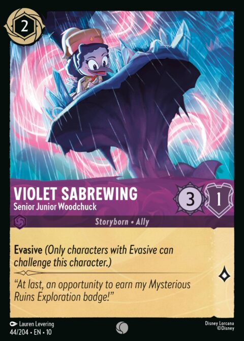 Violet Sabrewing - Senior Junior Woodchuck - 10 #44 - Foil