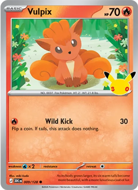 Vulpix - 30C #009 - Normal