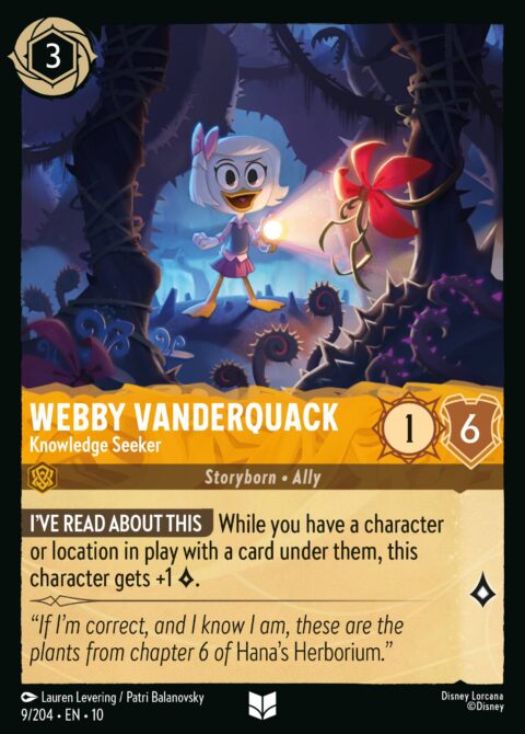 Webby Vanderquack - Knowledge Seeker - 10 #9 - Foil