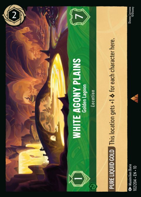 White Agony Plains - Golden Lagoon - 10 #102 - Foil