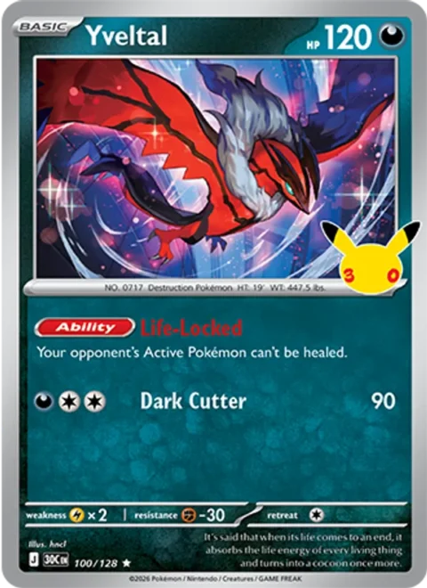 Yveltal - 30C #100 - Normal