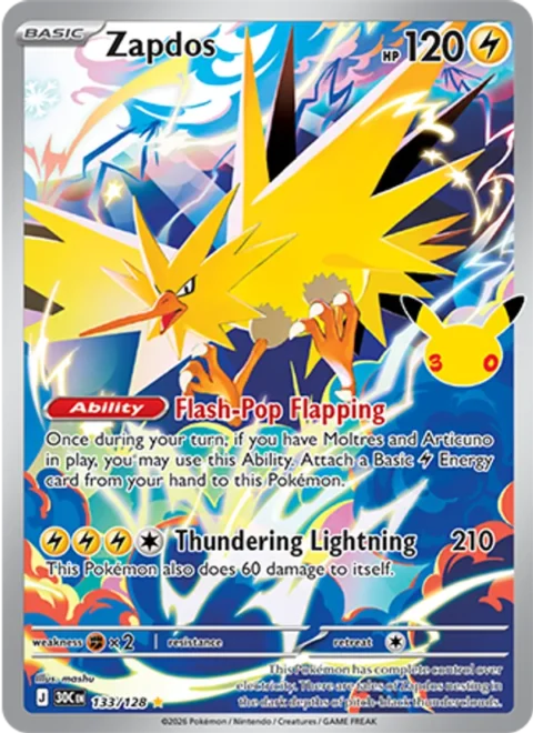 Zapdos - 30C #133 - Normal