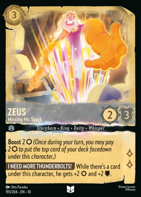 Zeus - Missing His Spark - 10 #193 - Foil