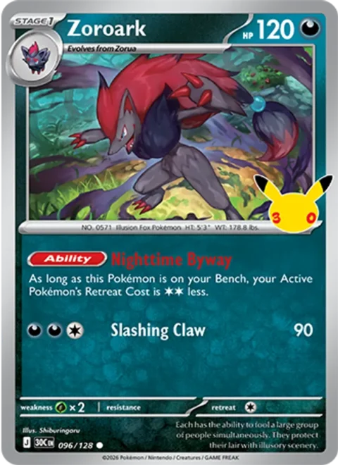 Zoroark - 30C #096 - Normal