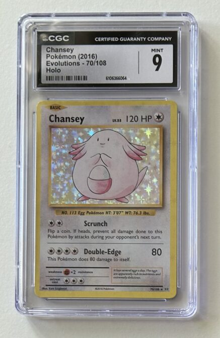 CGC 9 2016 Evolutions Chansey