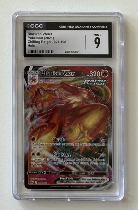 CGC 9 2021 Chilling Reign Blaziken VMAX