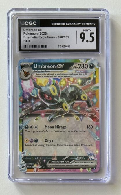 CGC 9.5 2025 Prismatic Evolutions Umbreon ex