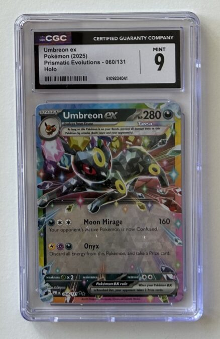 CGC 9 2025 Prismatic Evolutions Umbreon ex