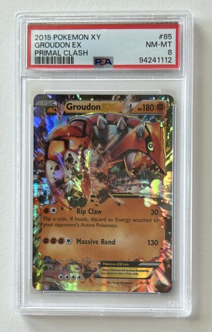 PSA 8 2015 Primal Clash Groudon EX