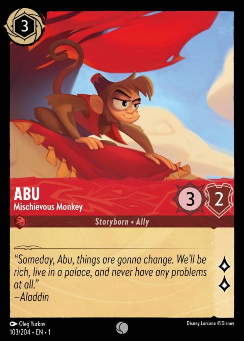 Abu - Mischievous Monkey - 1 #103 - Normal