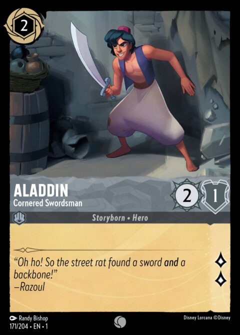 Aladdin - Cornered Swordsman - 1 #171 - Normal