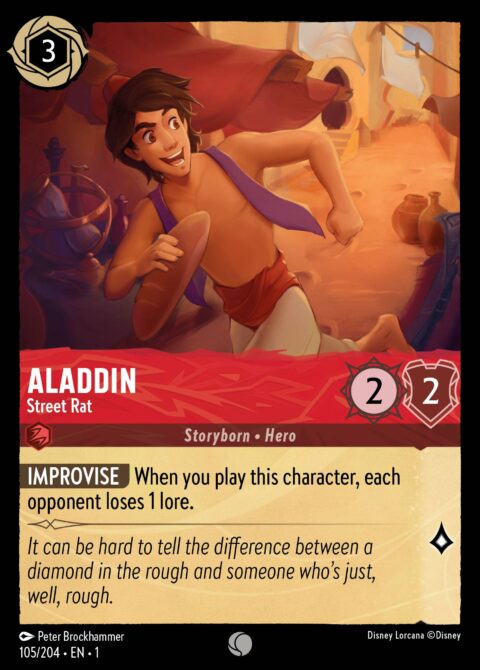 Aladdin - Street Rat - 1 #105 - Normal