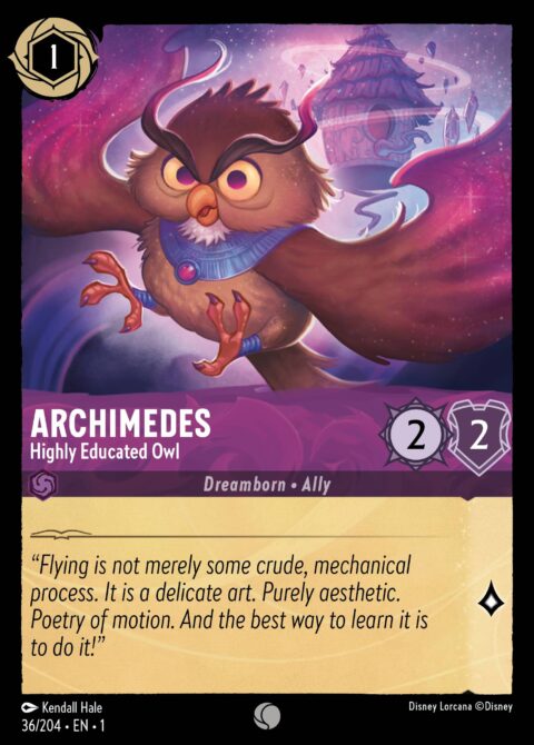 Archimedes - Highly Educated Owl - 1 #36 - Normal