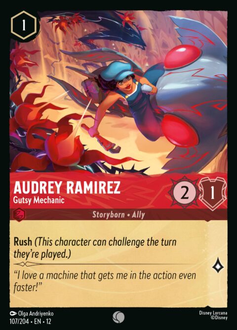 Audrey Ramirez - Gutsy Mechanic - 12 #107 - Normal