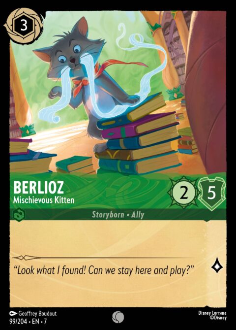 Berlioz - Mischievous Kitten - 7 #99 - Normal
