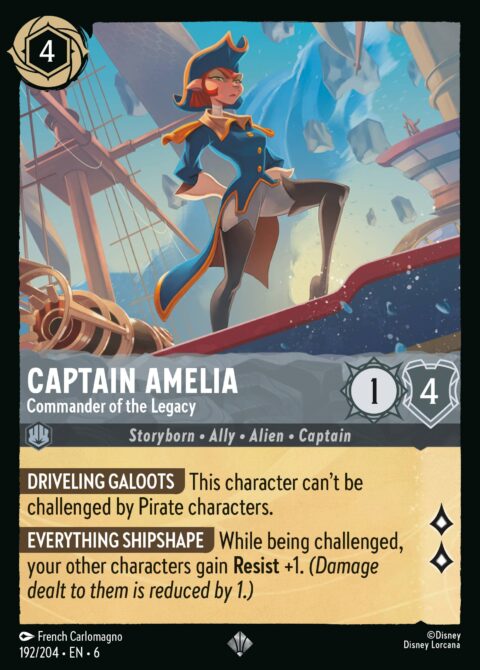 Captain Amelia - Commander of the Legacy - 6 #192 - Normal