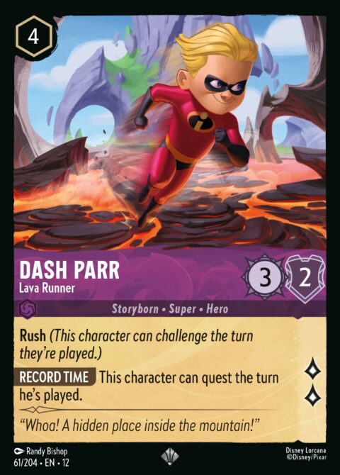 Dash Parr - Lava Runner - 12 #61 - Normal