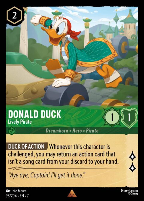 Donald Duck - Lively Pirate - 7 #98 - Foil