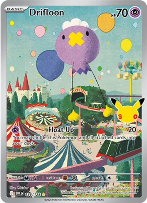 Drifloon - 30C #136 - Normal