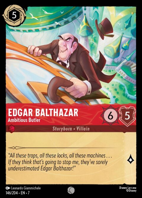 Edgar Balthazar - Ambitious Butler - 7 #146 - Normal