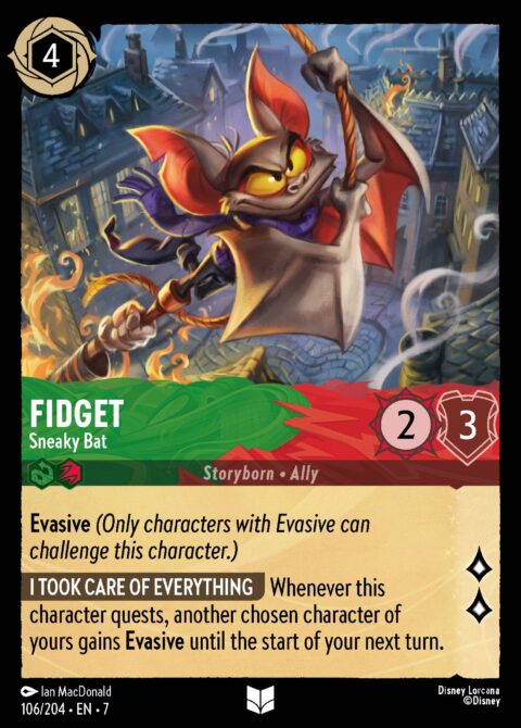 Fidget - Sneaky Bat - 7 #106 - Normal