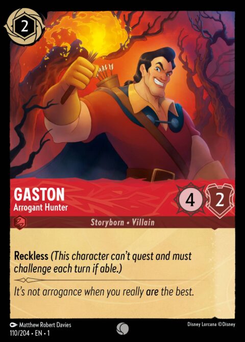 Gaston - Arrogant Hunter - 1 #110 - Normal