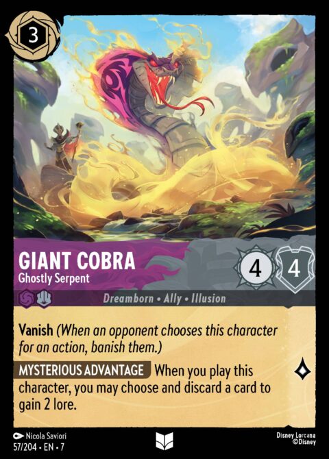 Giant Cobra - Ghostly Serpent - 7 #57 - Normal