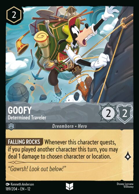 Goofy - Determined Traveler - 12 #189 - Normal