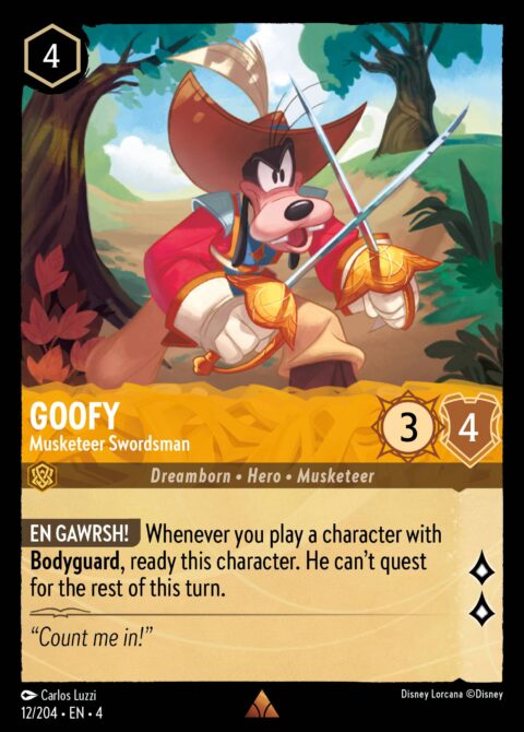 Goofy - Musketeer Swordsman - 4 #12 - Normal