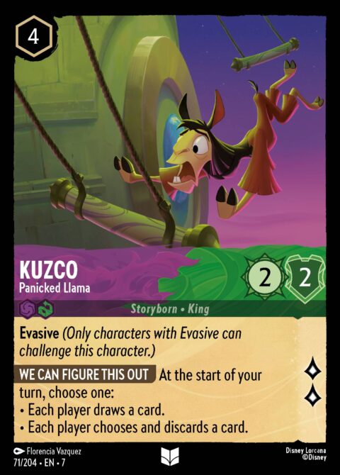 Kuzco - Panicked Llama - 7 #71 - Normal