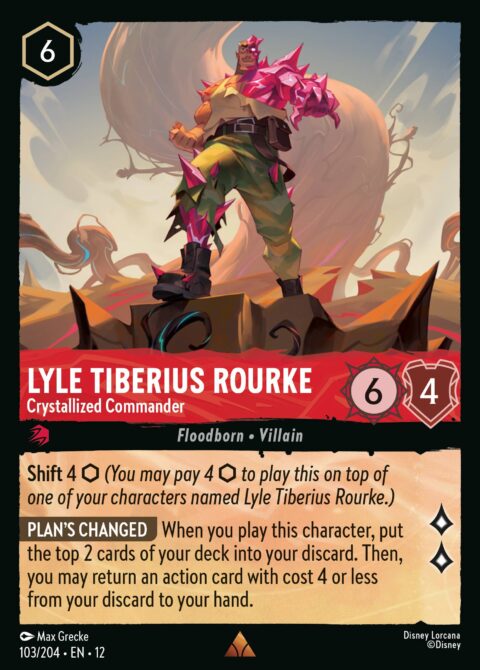 Lyle Tiberius Rourke - Crystallized Commander - 12 #103 - Normal