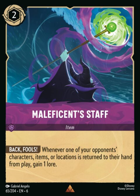 Maleficent's Staff - 6 #65 - Normal