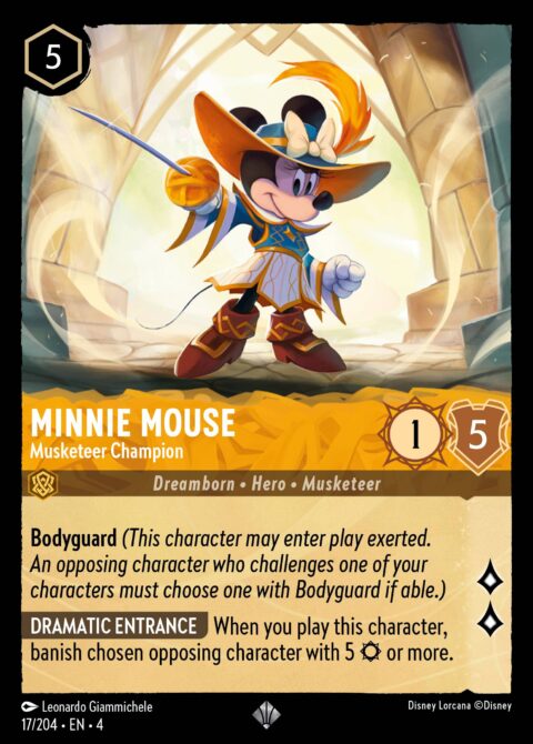 Minnie Mouse - Musketeer Champion - 4 #17 - Normal
