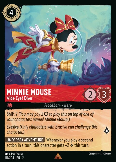 Minnie Mouse - Wide-Eyed Diver - 2 #114 - Normal