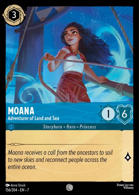Moana - Adventurer of Land and Sea - 7 #156 - Normal