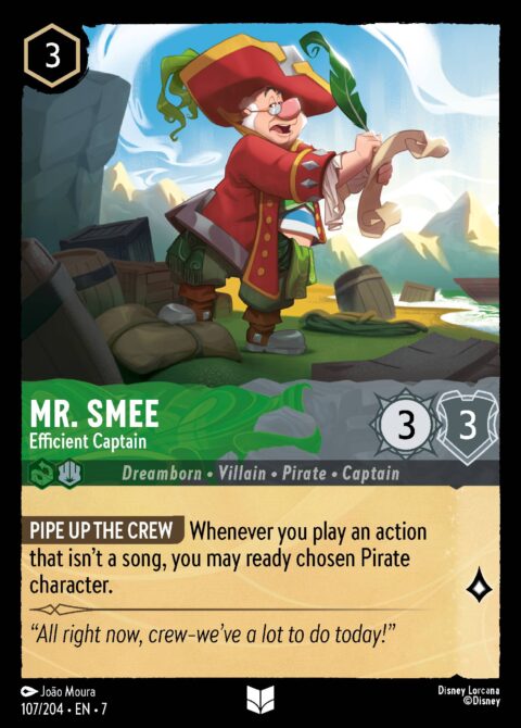 Mr. Smee - Efficient Captain - 7 #107 - Normal