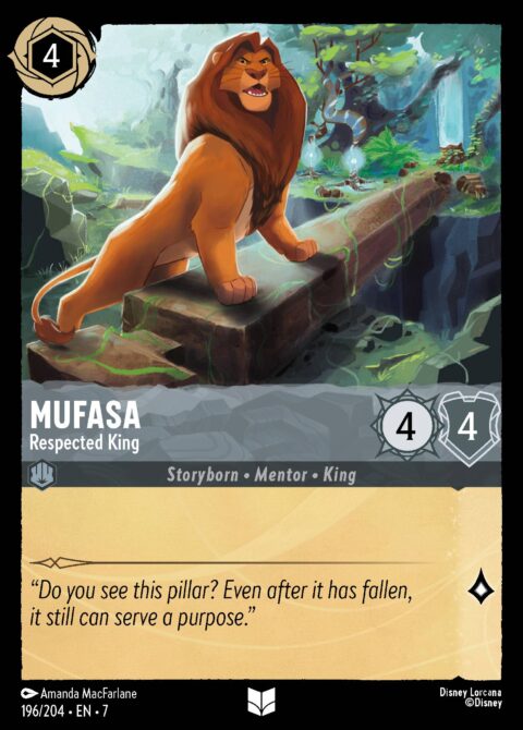 Mufasa - Respected King - 7 #196 - Normal
