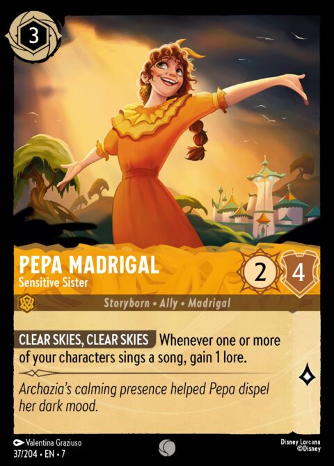 Pepa Madrigal - Sensitive Sister - 7 #37 - Foil