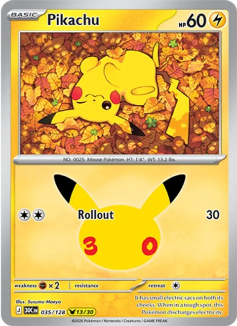 Pikachu - 30C #035 - Normal