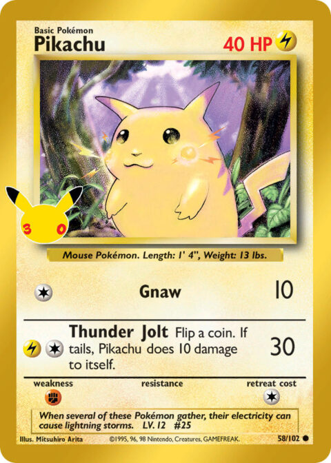 Pikachu - 30C #58 - Normal