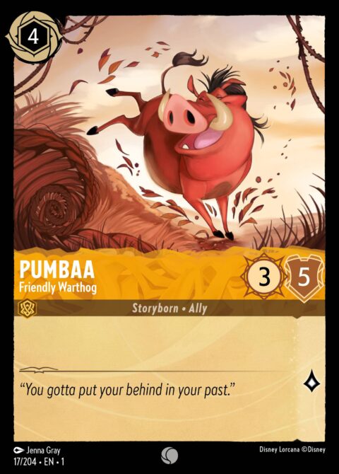 Pumbaa - Friendly Warthog - 1 #17 - Normal